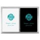 Rounded Monogram with Text Double Deck Playing Cards Image 1 of 3